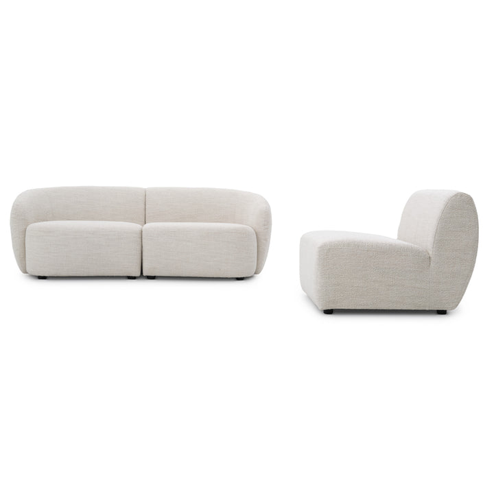 Sorena Fabric Modular Sofa Off White