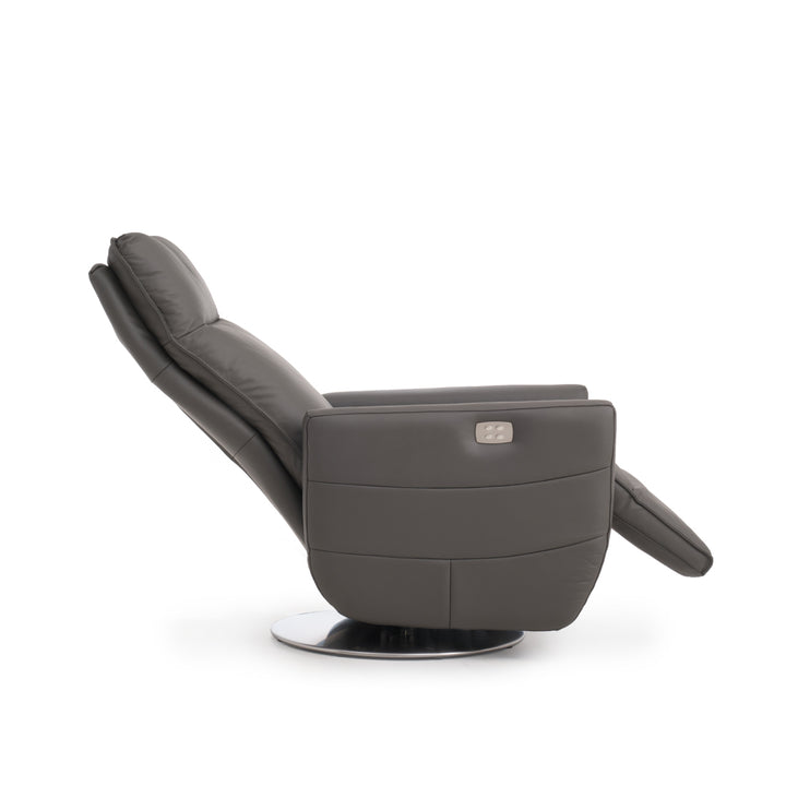 Waven Reclining Accent Chair Dark Grey
