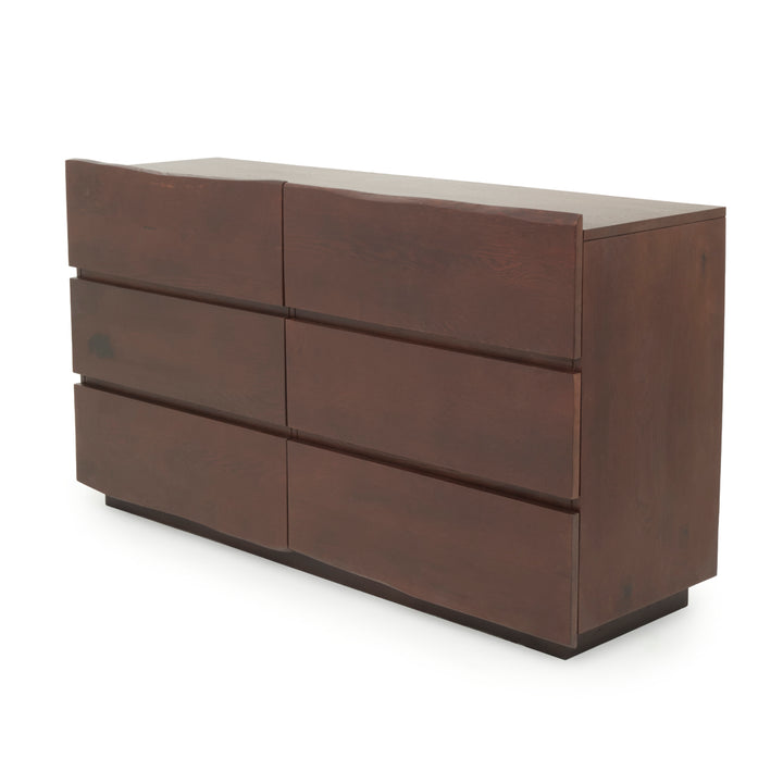 Noemi 6-Drawer Dresser Dark Brown