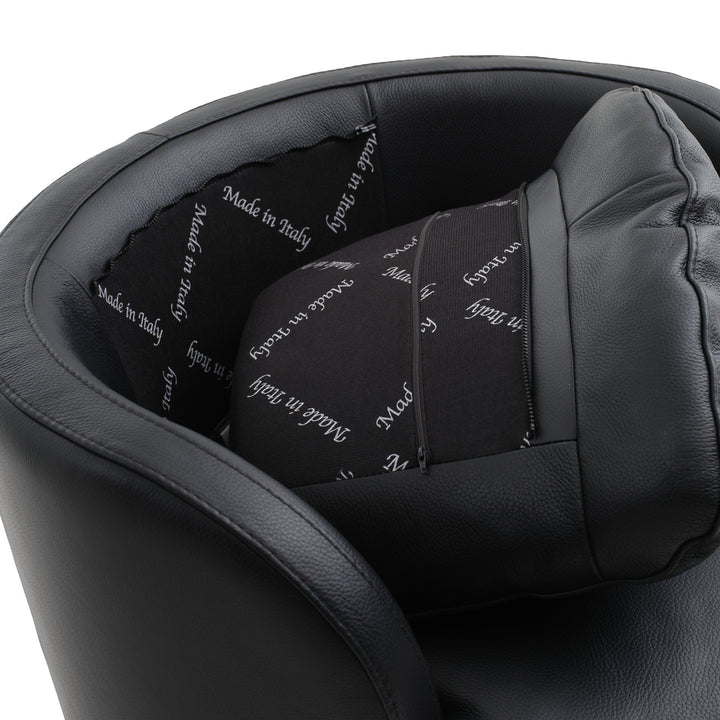 Wedia Swivel Accent Chair Black