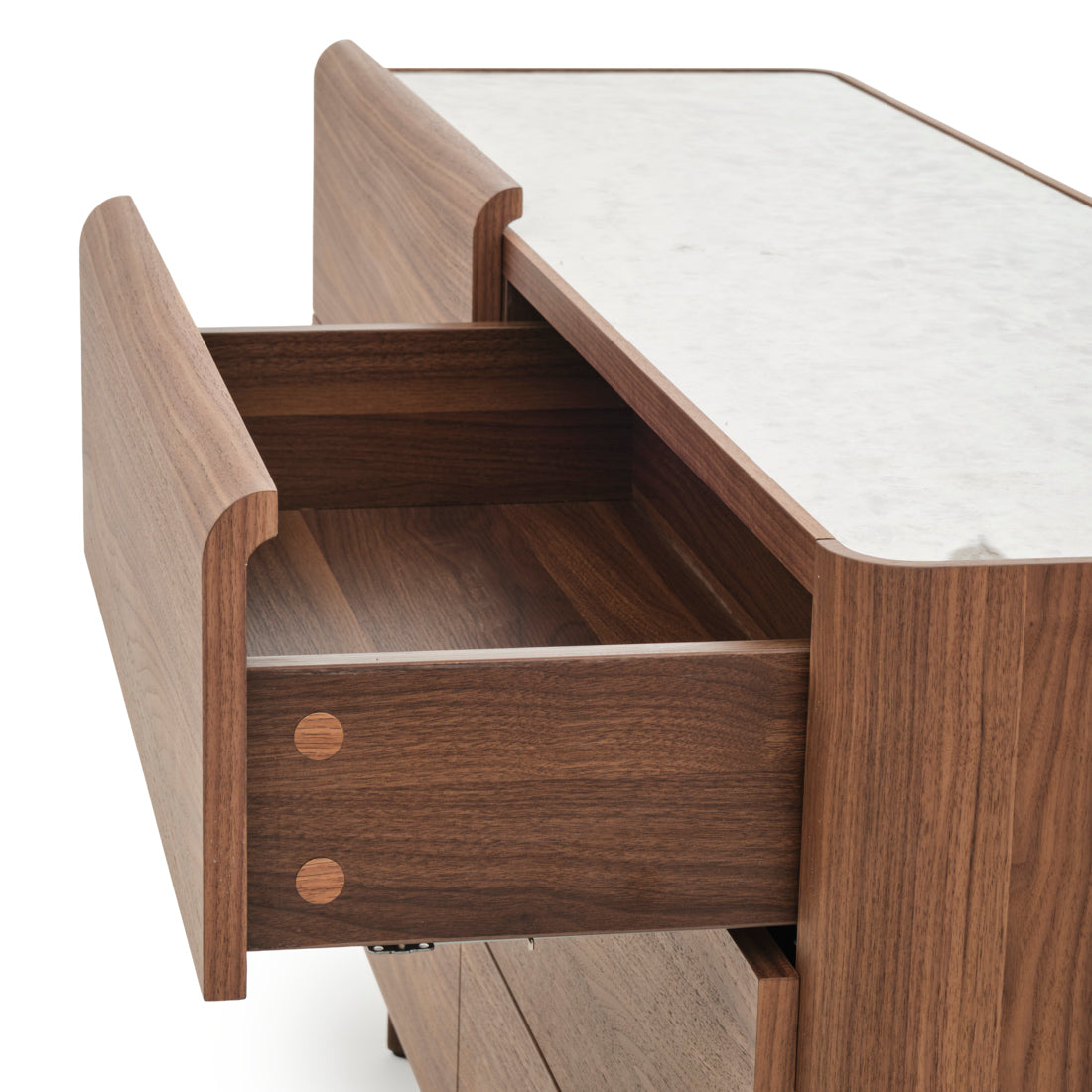 Evana 6-Drawer Dresser Dark Brown