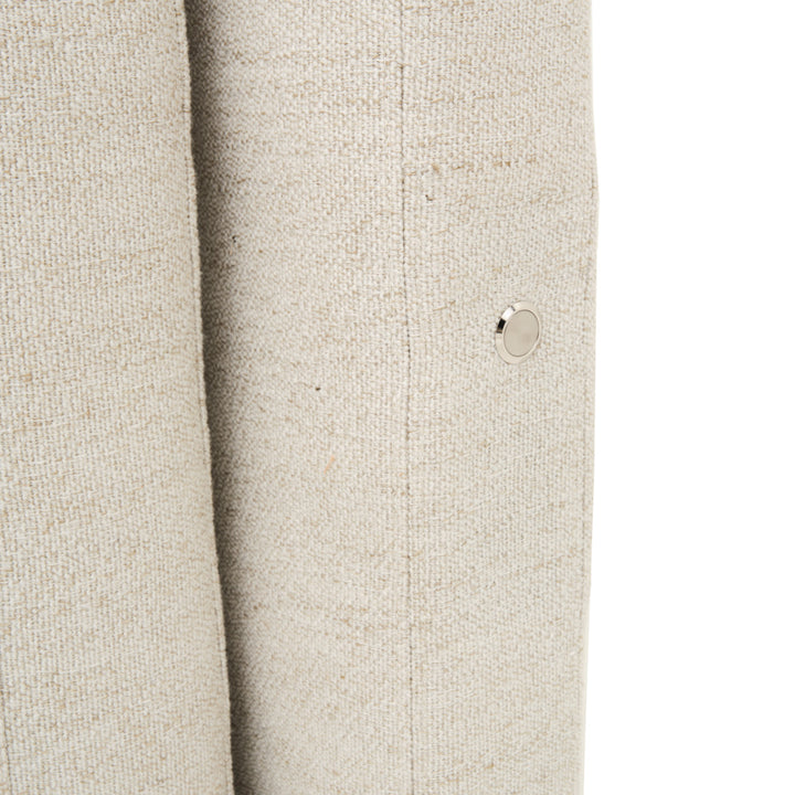 Elisha Fabric Queen Bed Beige