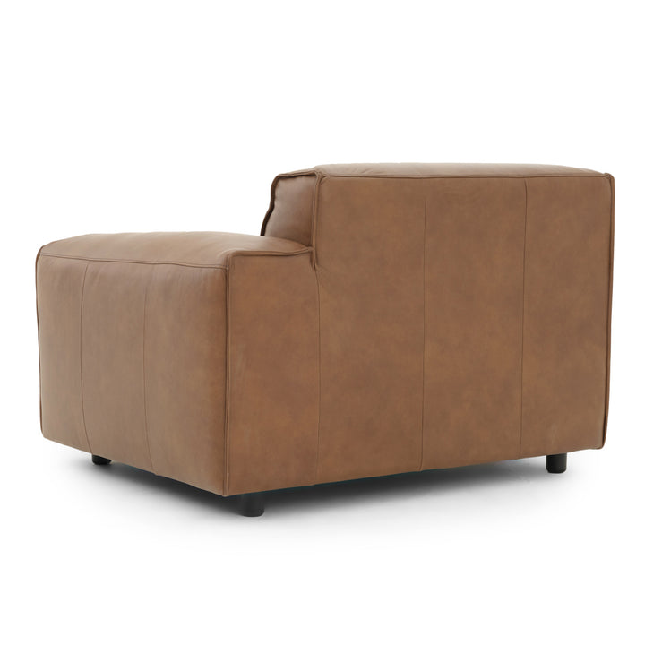 Nessa Modular Right Chair Dark Brown