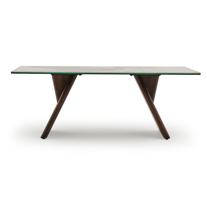 Emmeline Ceramic Coffee Table Light Brown