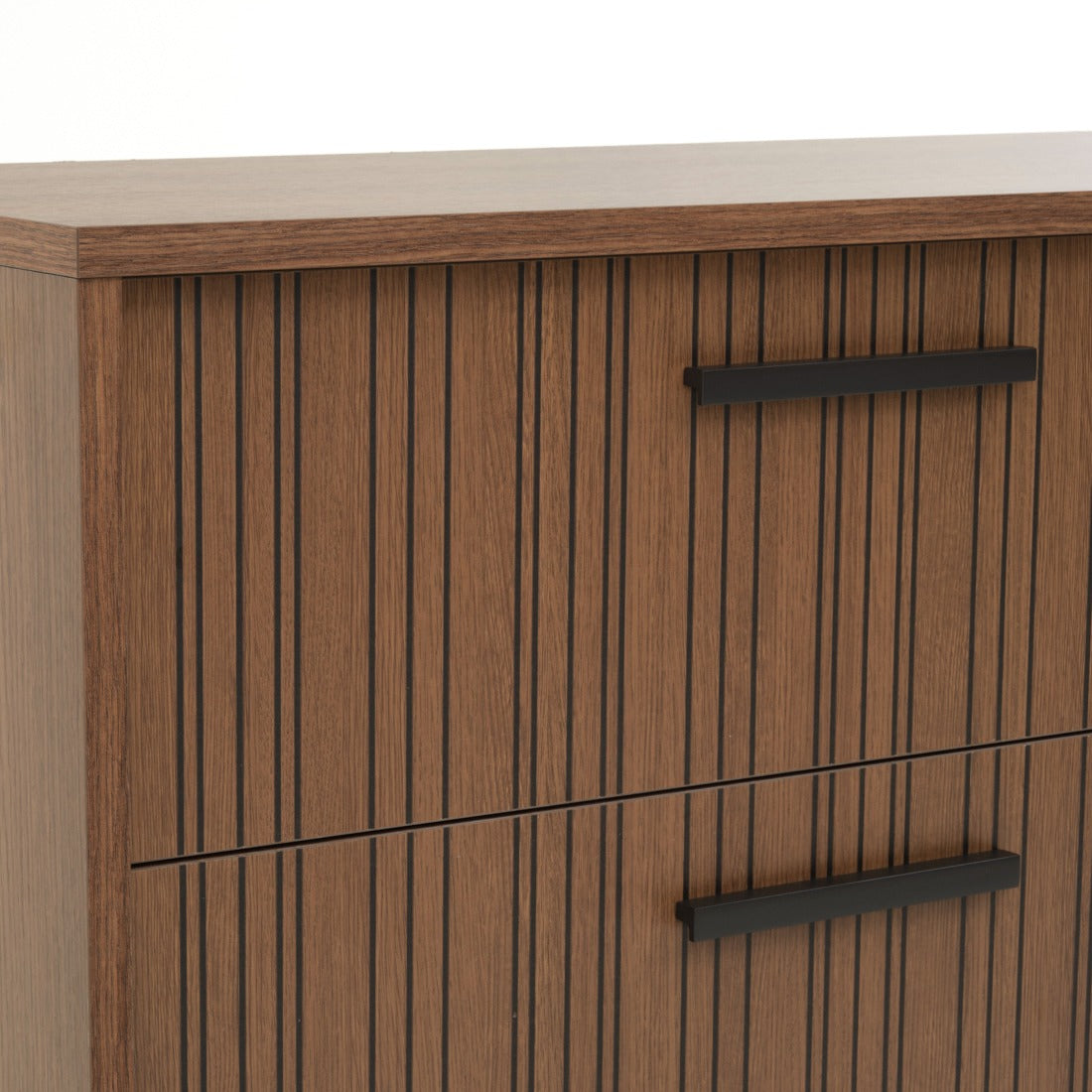 Nitmo 6-Drawer Dresser Dark Brown