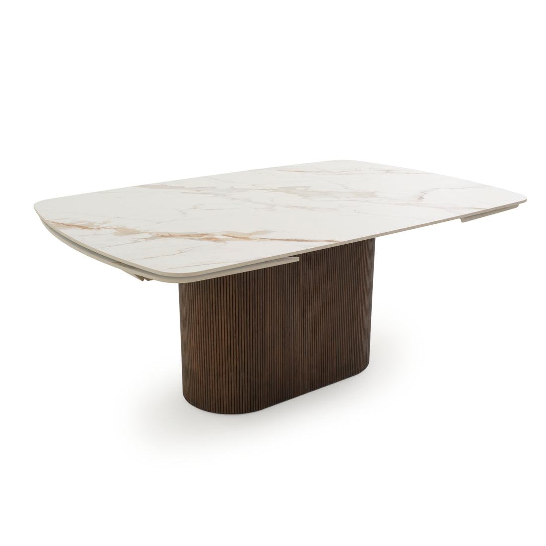 Esmeralda Extendable Dining Table White