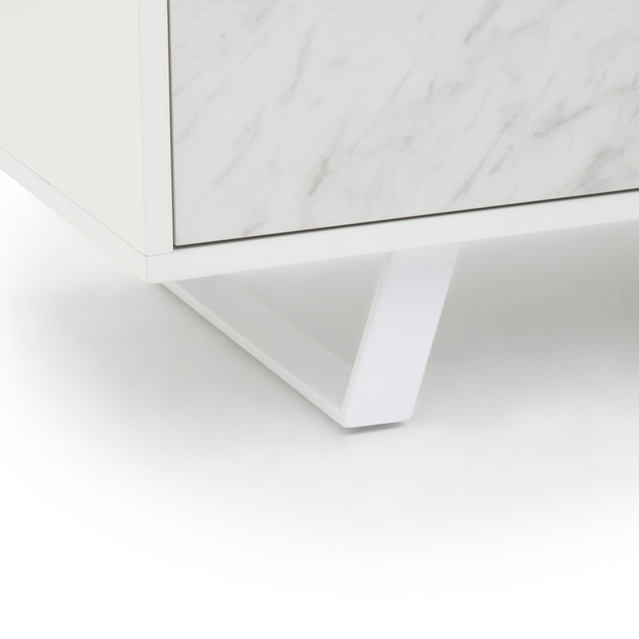 Wimzy Wood Sideboard White