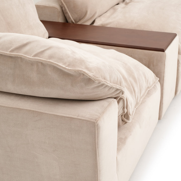 Nuage Fabric Modular Set Beige
