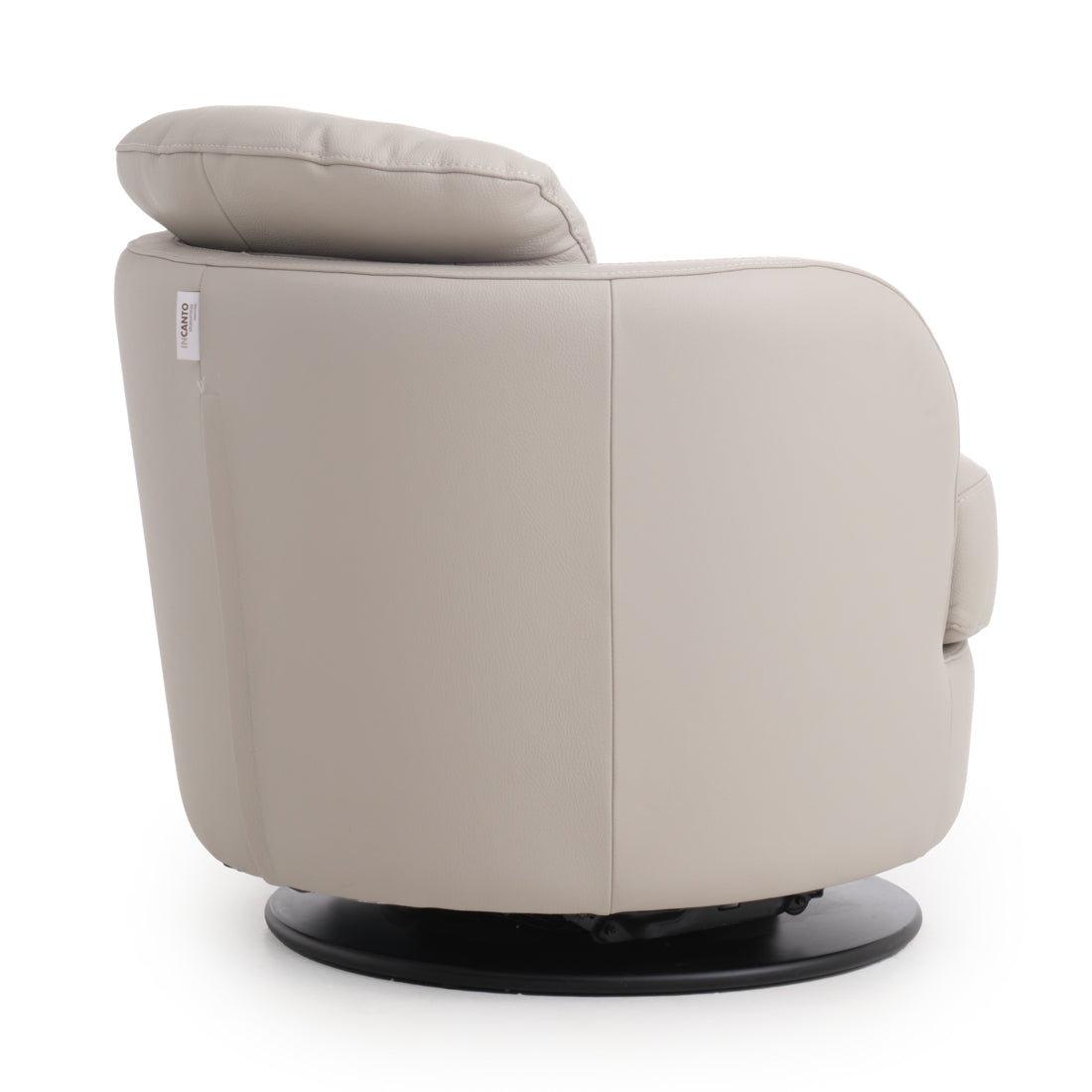 Wedia Swivel Accent Chair Light Grey