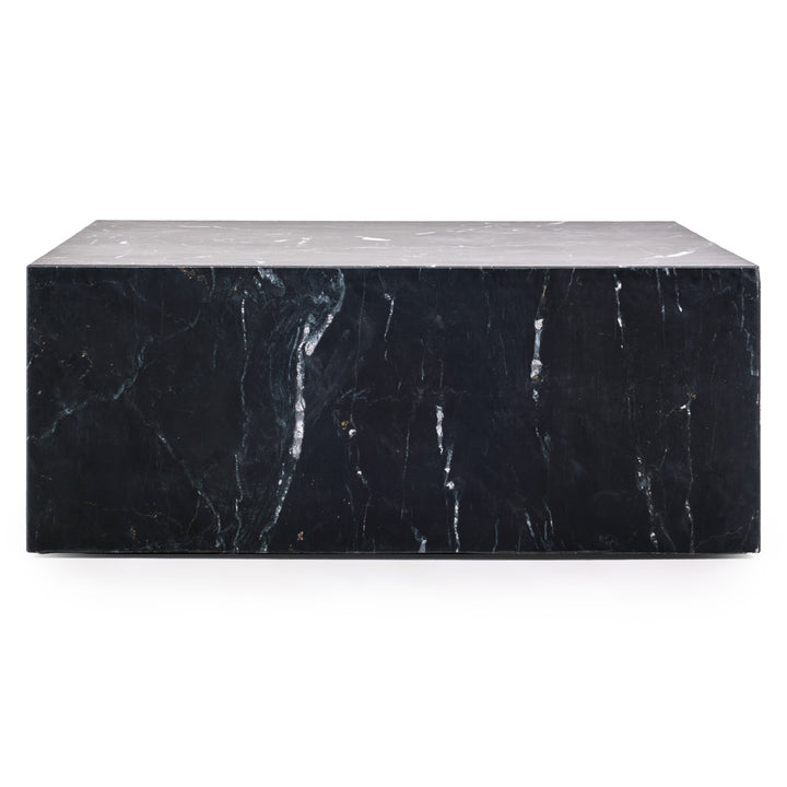 Nabby Marble Coffee Table Black