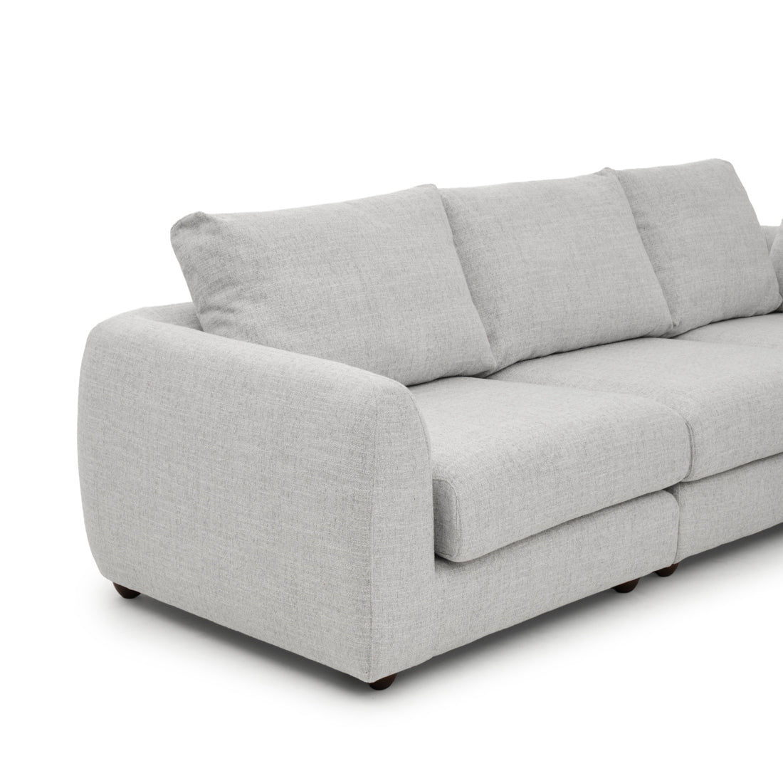 Nadal Fabric Modular Set Light Grey