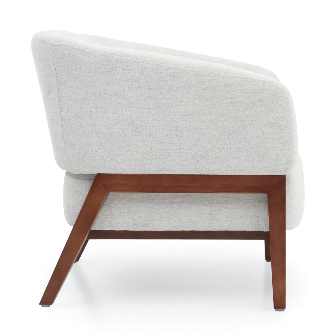 Noa Fabric Accent Chair Light Grey