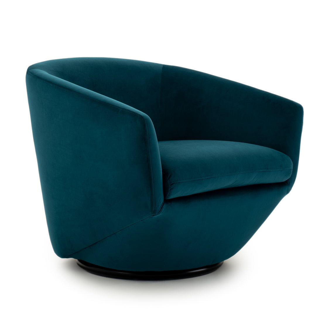 Wyle Swivel Accent Chair Teal