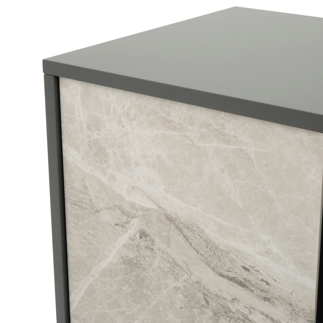 Wimzy Wood Sideboard Dark Grey