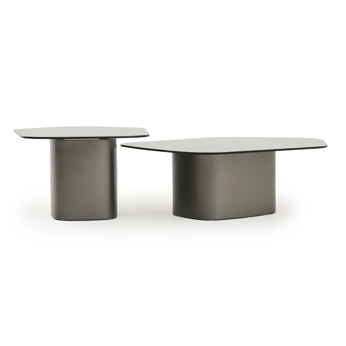 Whitford Glass Coffee Table Dark Grey