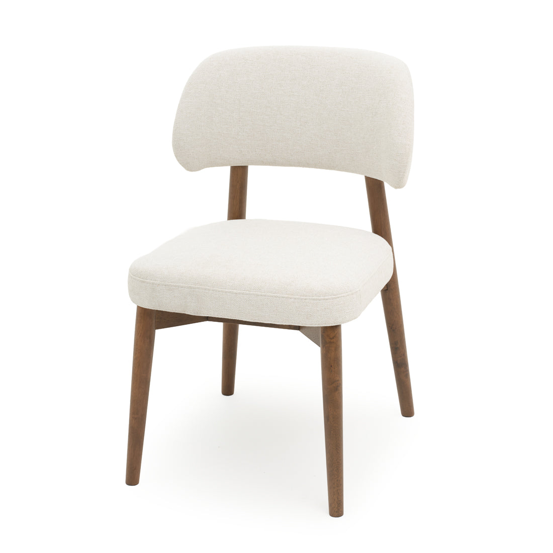 Eldina Fabric Chair Off White