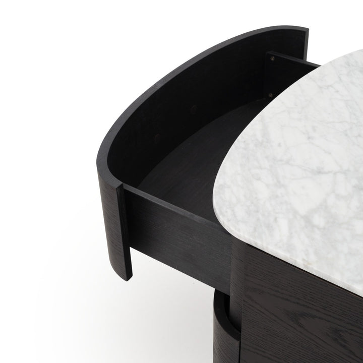 Widisha Nightstand Dark Brown