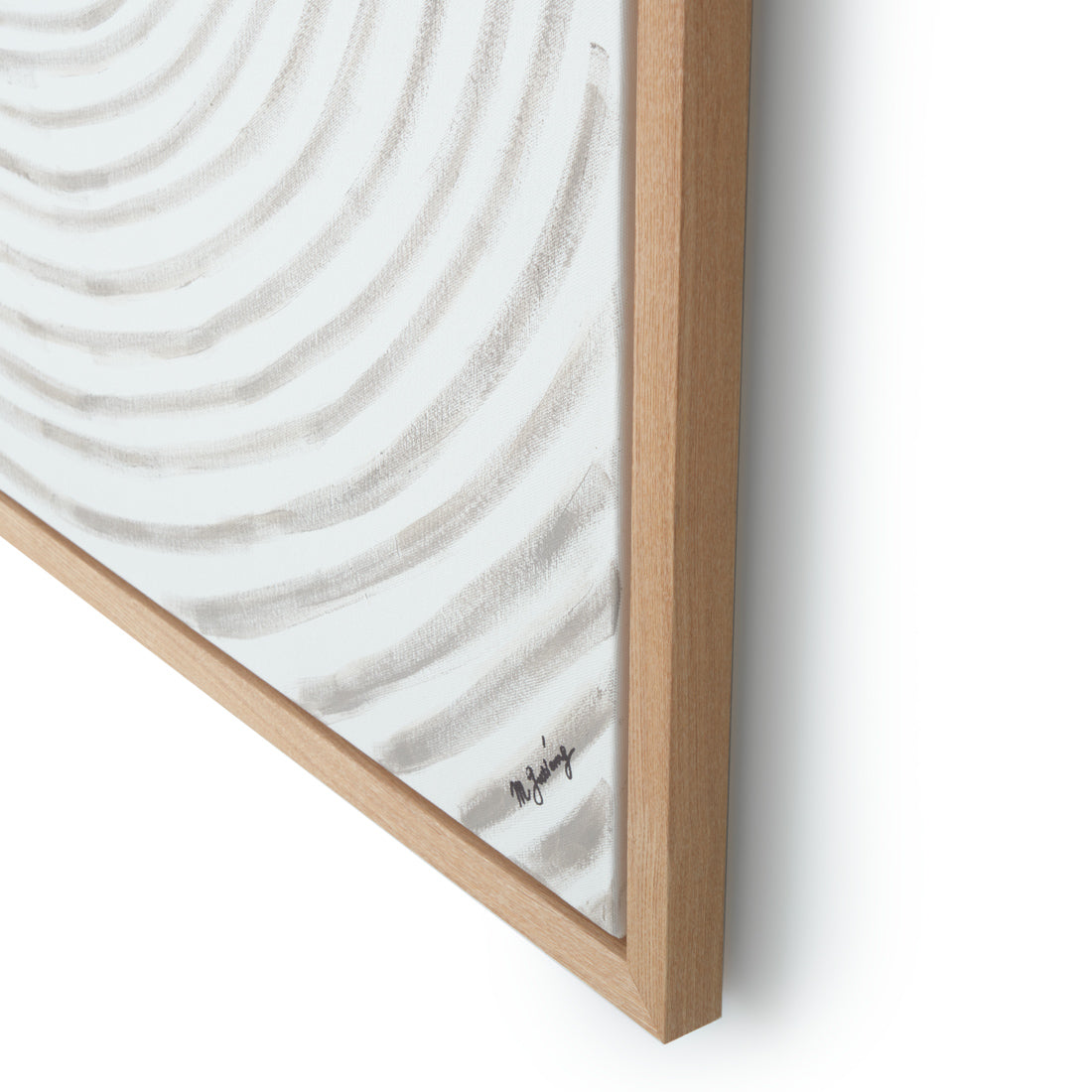 Nomadi Painting on Canvas Beige