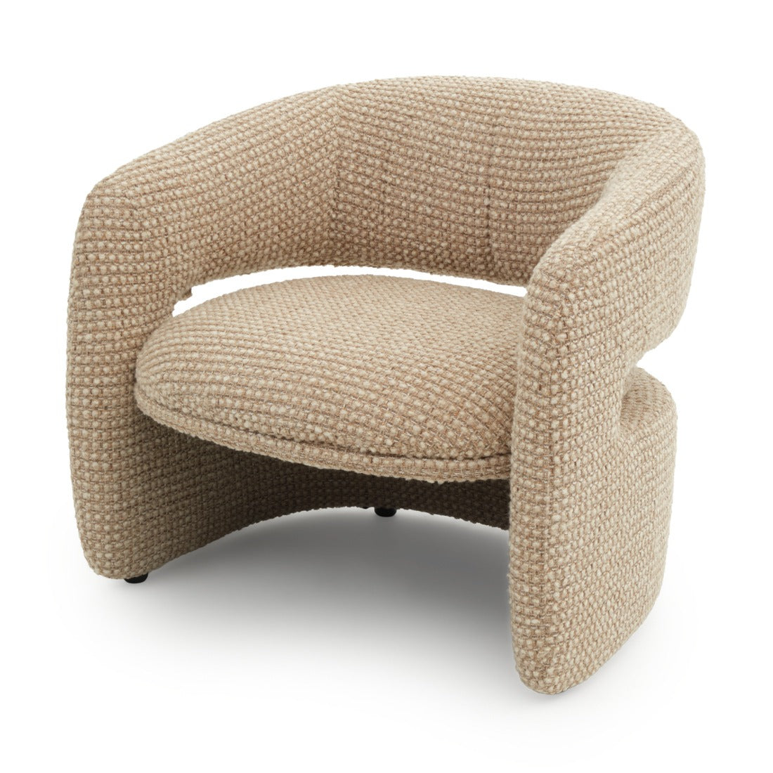 Willicia Fabric Accent Chair Beige