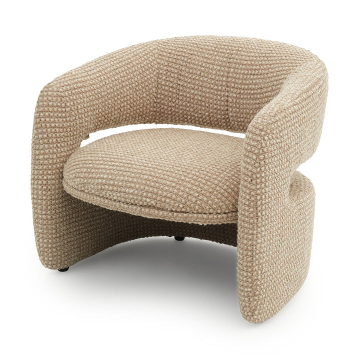 Willicia Fabric Accent Chair Beige