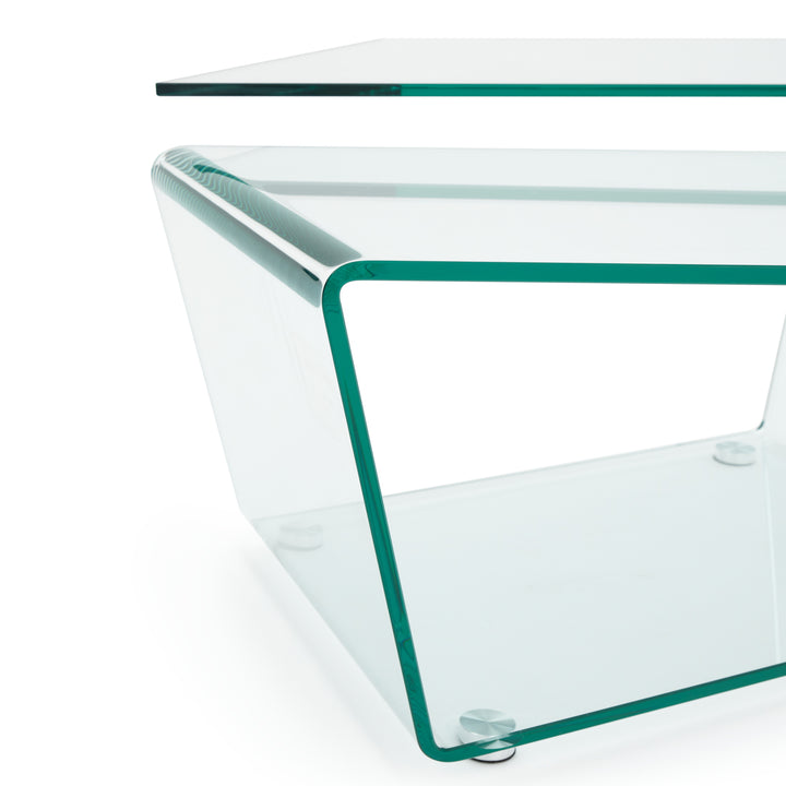 Waina Glass Coffee Table Clear