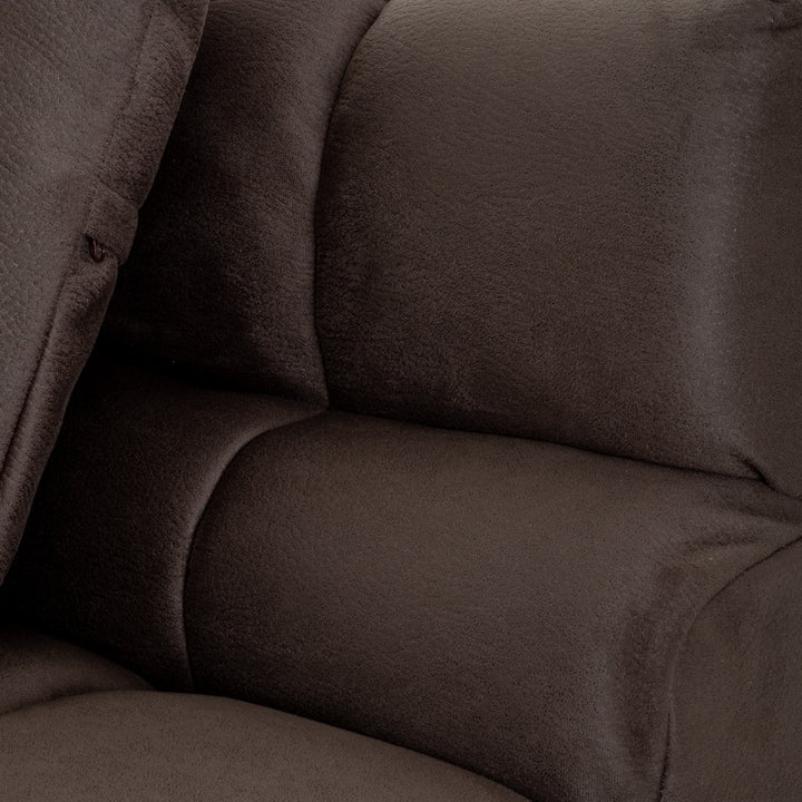 Norika Modular Left Chair Dark Grey