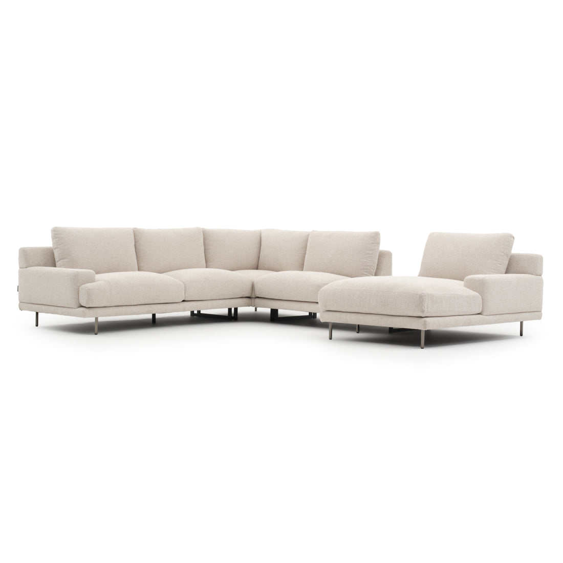 Elizabeth Fabric Modular Set Beige