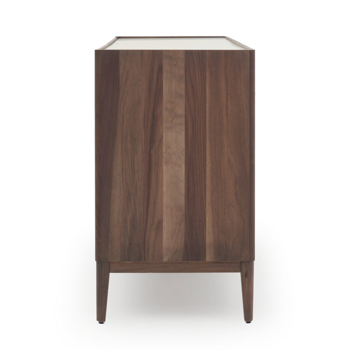 Nathaniel 6-Drawer Dresser Dark Brown