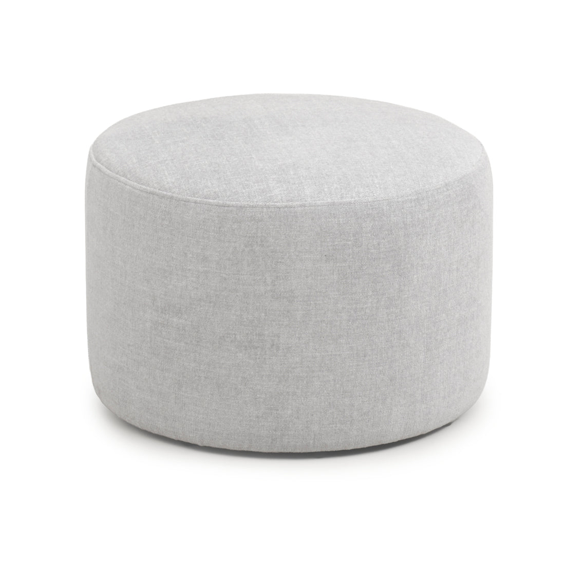 Wyle Fabric Ottoman Light Grey