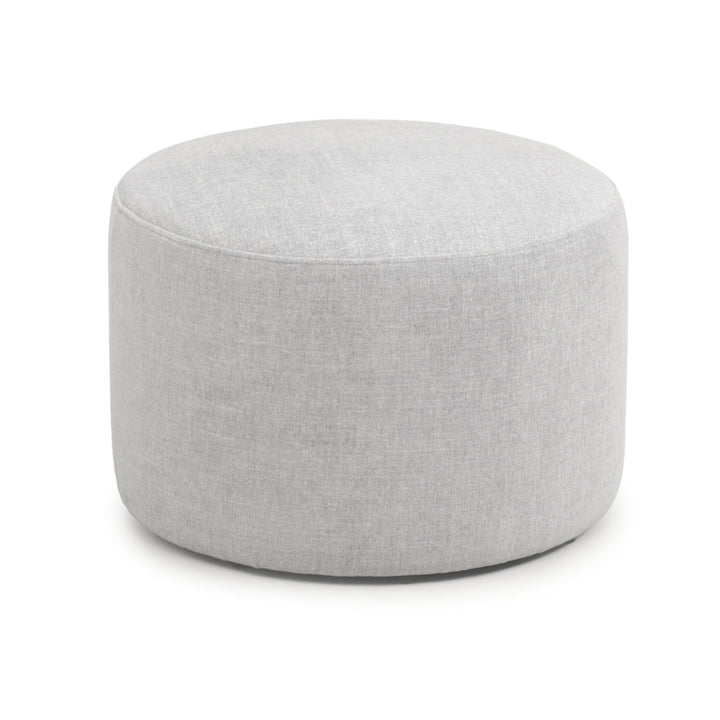 Wyle Fabric Ottoman Light Grey