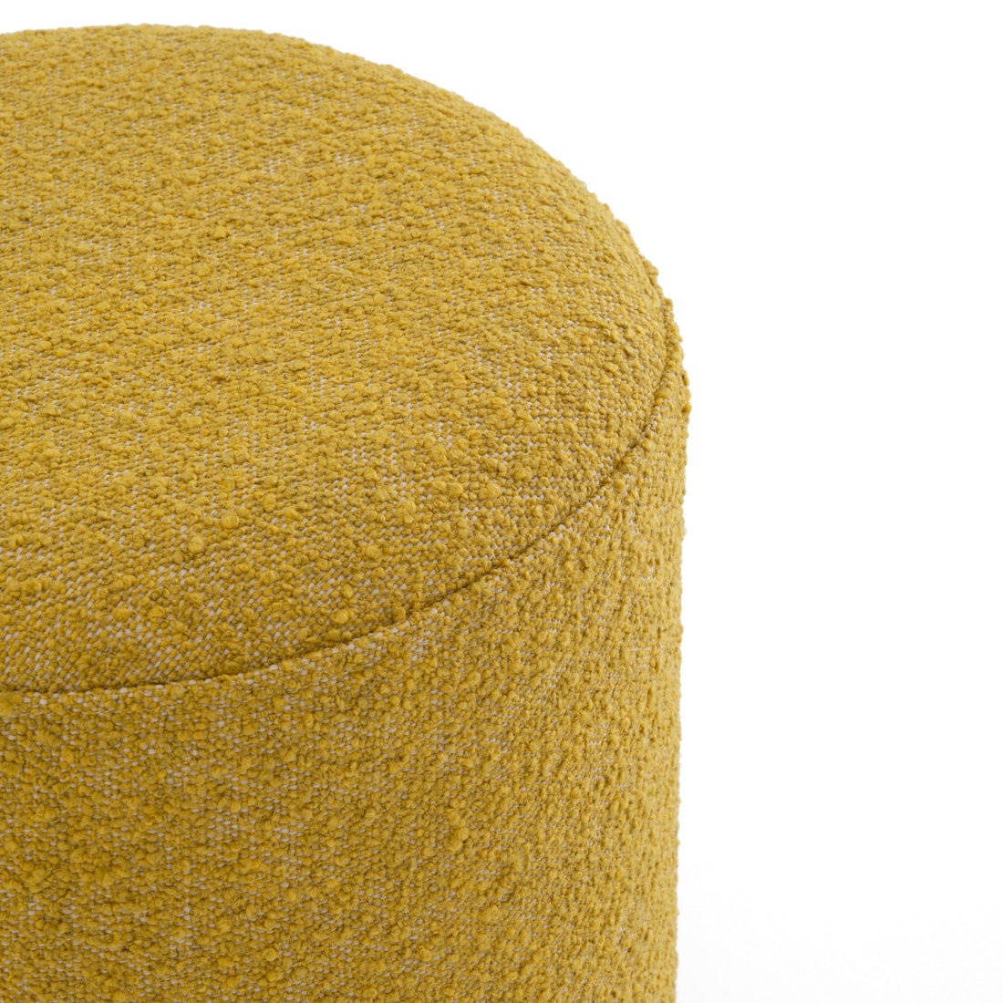 Emondi Fabric Ottoman Yellow