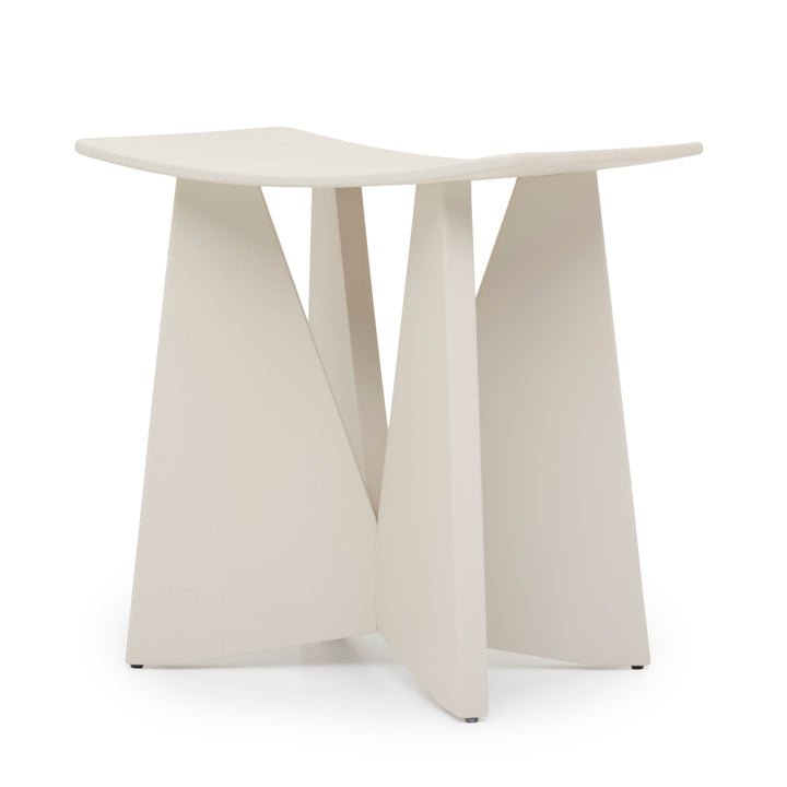 Siya Accent Stool White