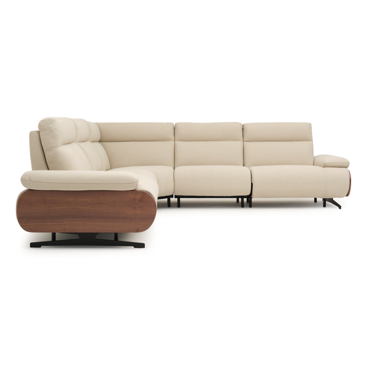 Ellery Reclining Sectional Sofa Beige