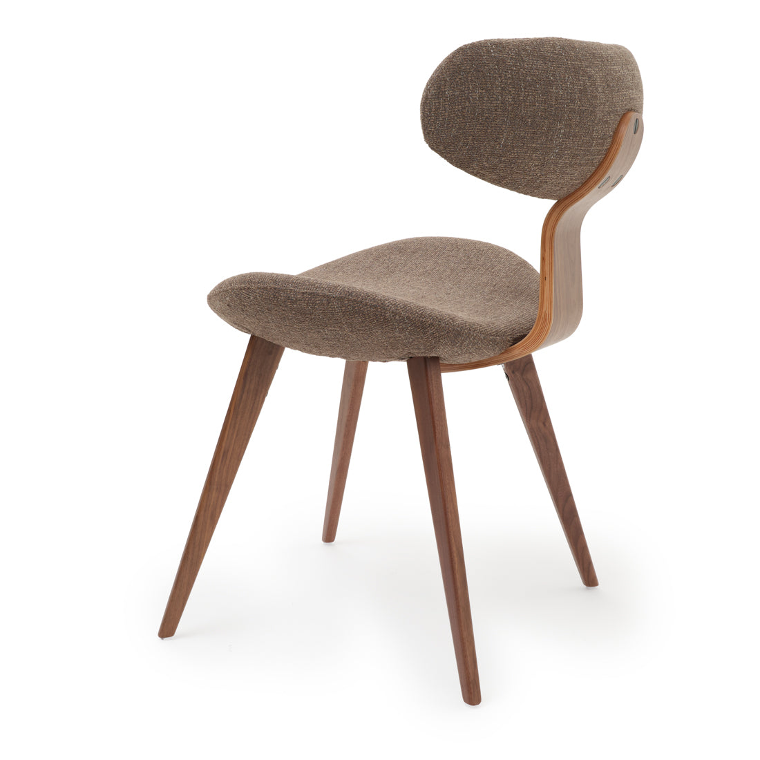 Witten Fabric Chair Dark Brown