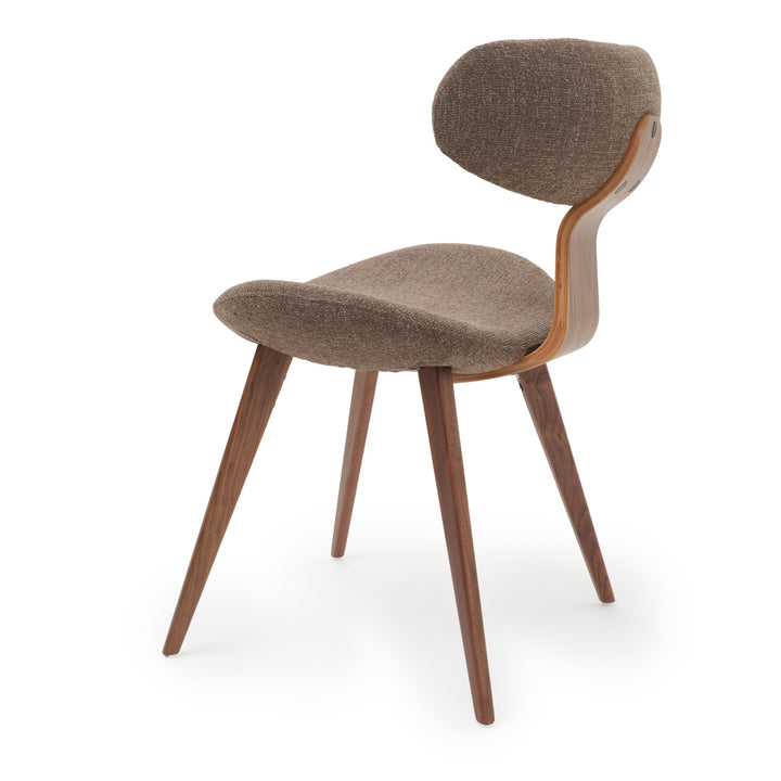 Witten Fabric Chair Dark Brown