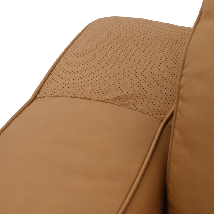 Nikolai Leather Reclining Sofa Cognac