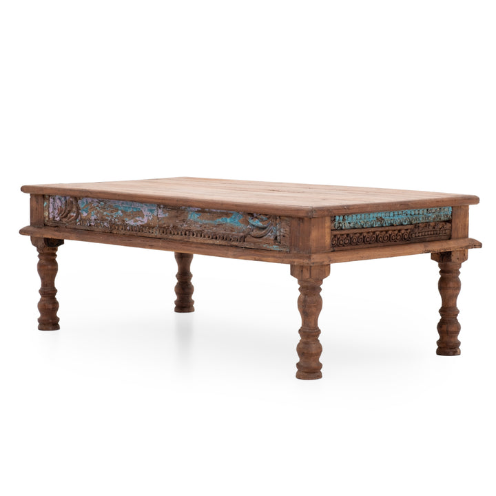 Indira Wood Coffee Table Light Brown