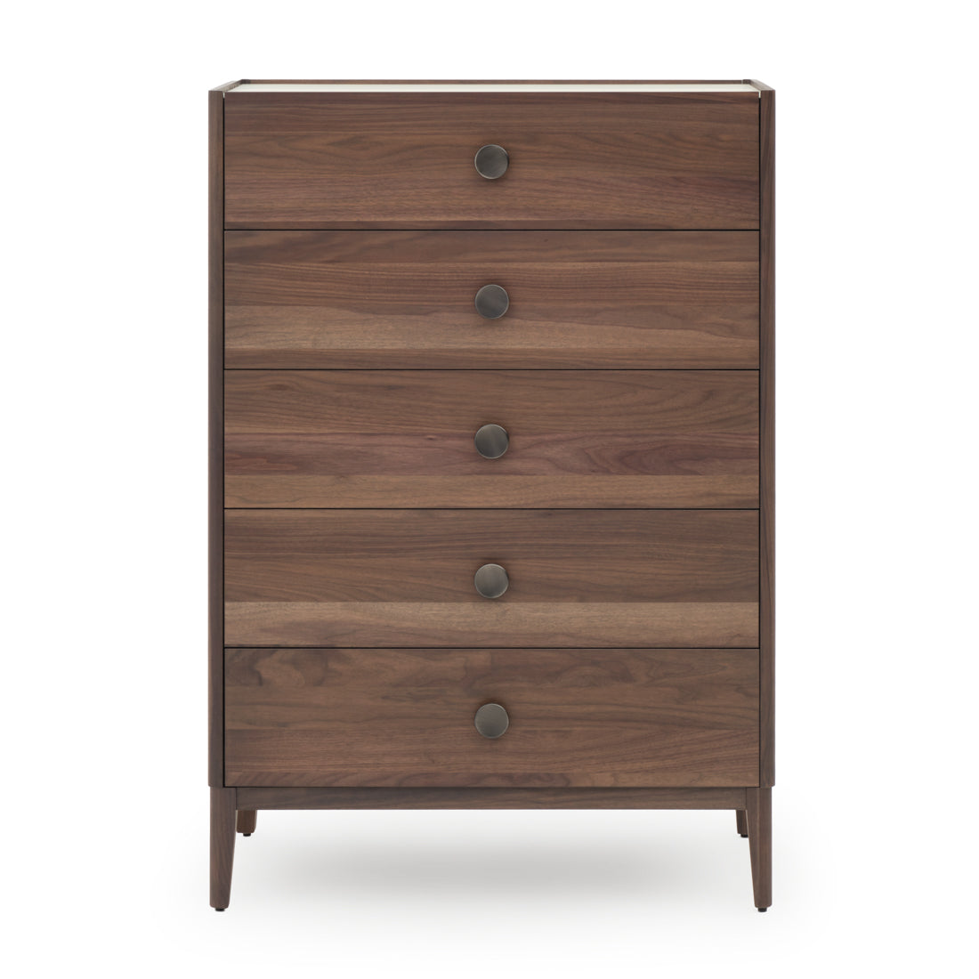 Nathaniel 5-Drawer Chest Dark Brown