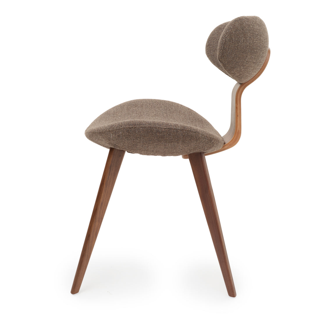 Witten Fabric Chair Dark Brown