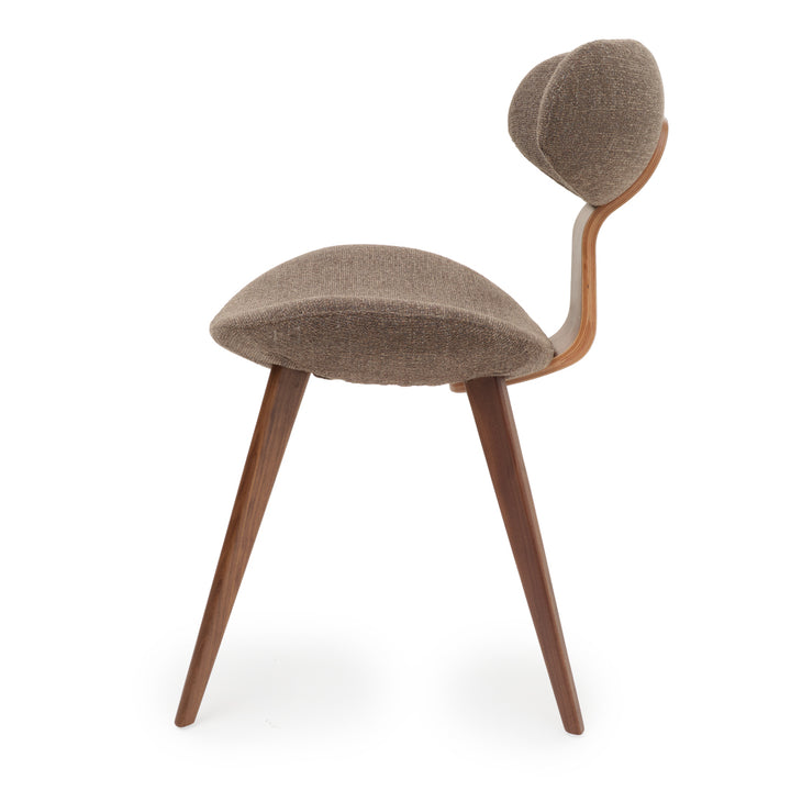 Witten Fabric Chair Dark Brown