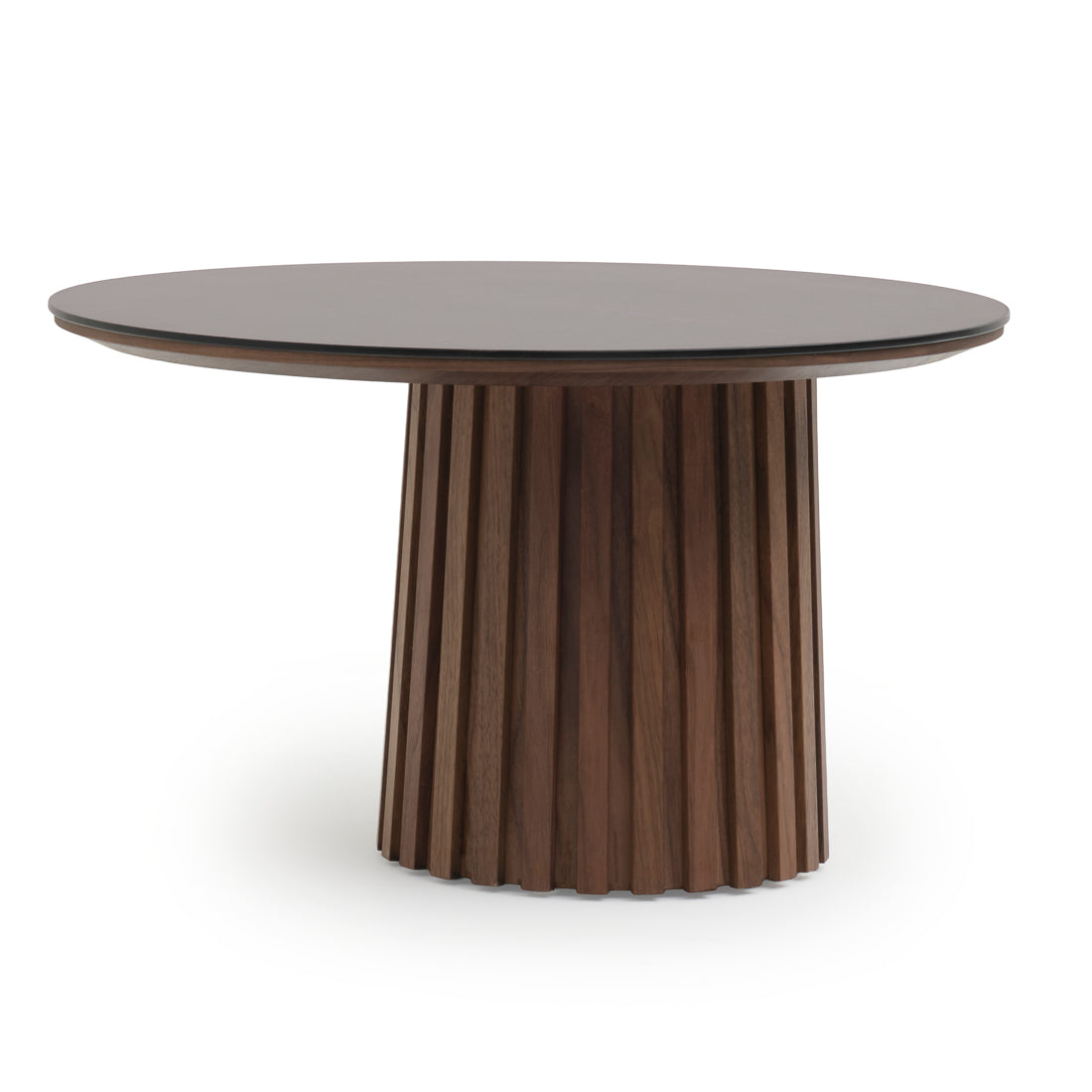 Elzie Ceramic End Table Black