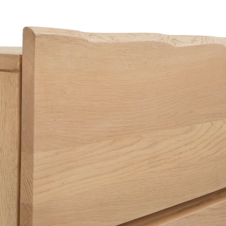 Noemi 5-Drawer Chest Light Brown