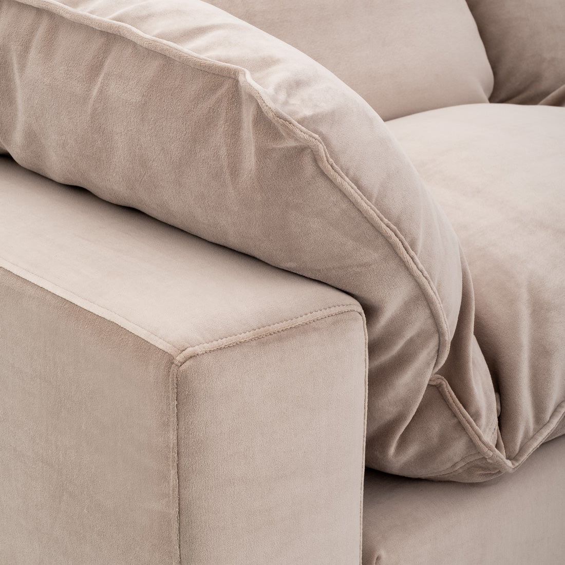Nuage Fabric Modular Set Beige