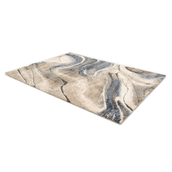 Walid Area Rug Dark Blue