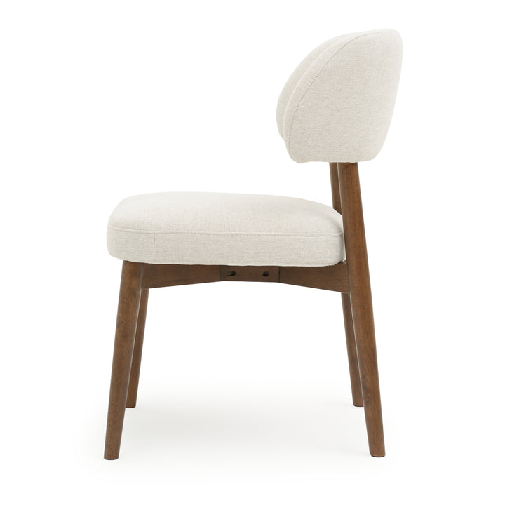 Eldina Fabric Chair Off White