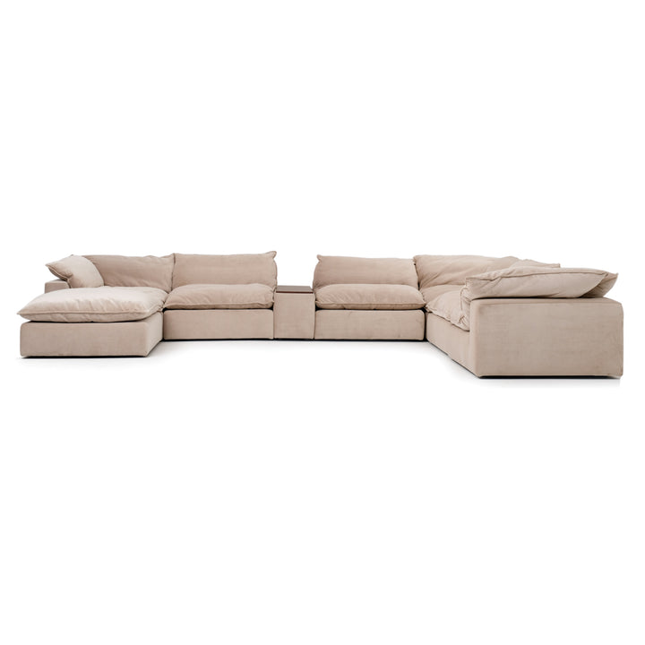 Nuage Fabric Modular Set Beige