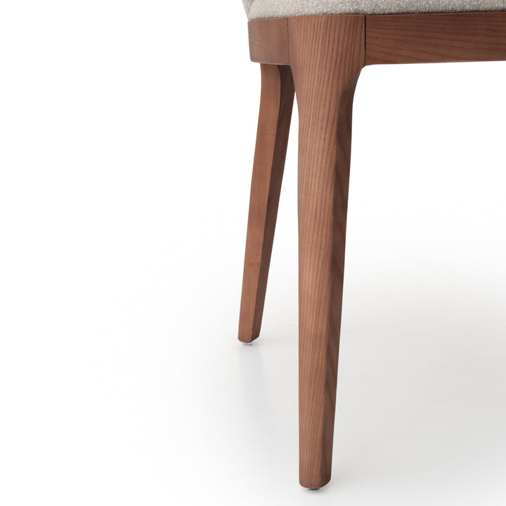 Evana Fabric Chair Light Brown
