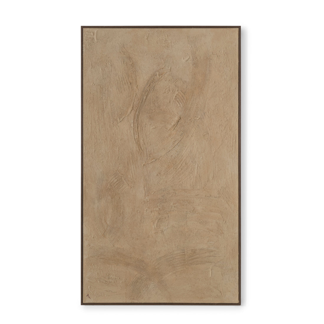 Wofra Painting on Canvas Light Brown