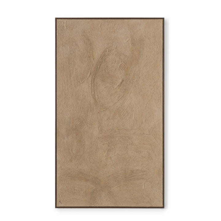 Wofra Painting on Canvas Light Brown
