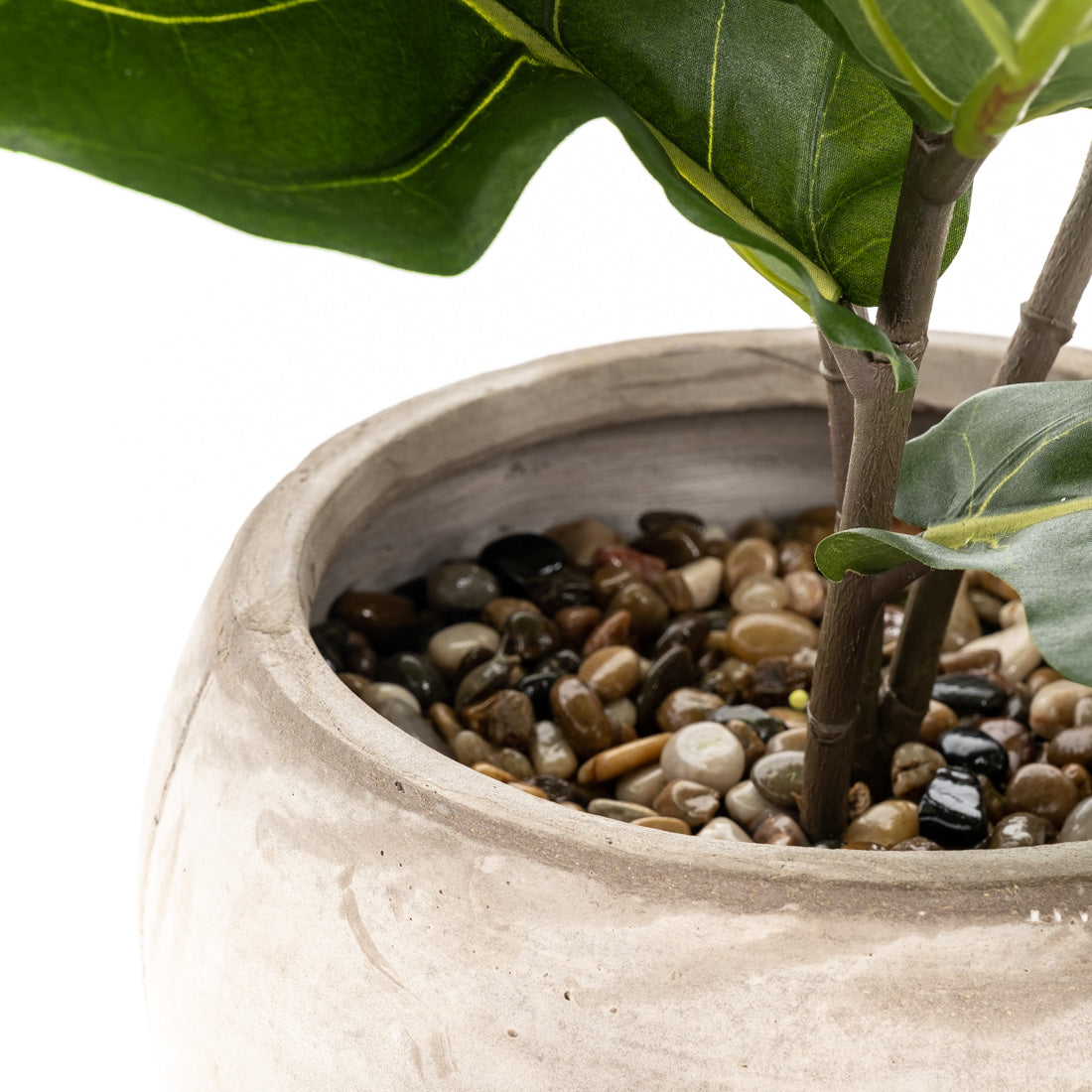 Fiddle Fig Artificial Plant Dark Green